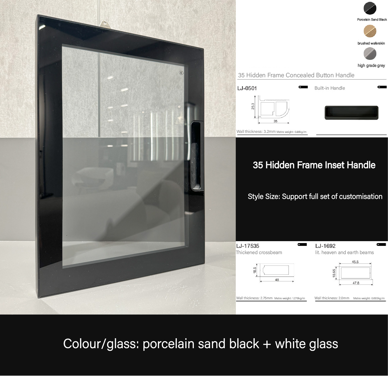 Cabinet doors Wardrobe Glass sliding door frame profiles Aluminum extruded profiles for glass doors and Windows